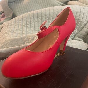 Red MaryJanes